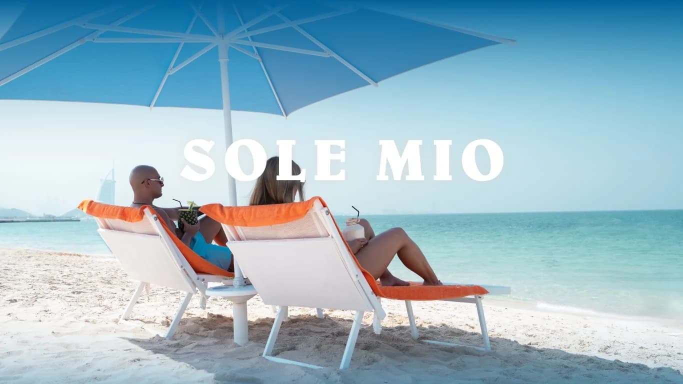 Sole Mio beach club website